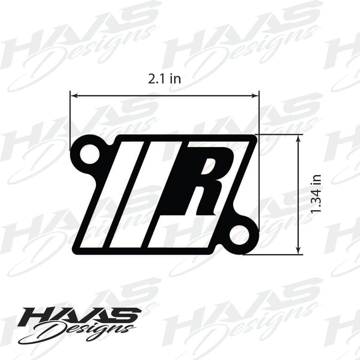 RA Interchangeable Metal Emblem