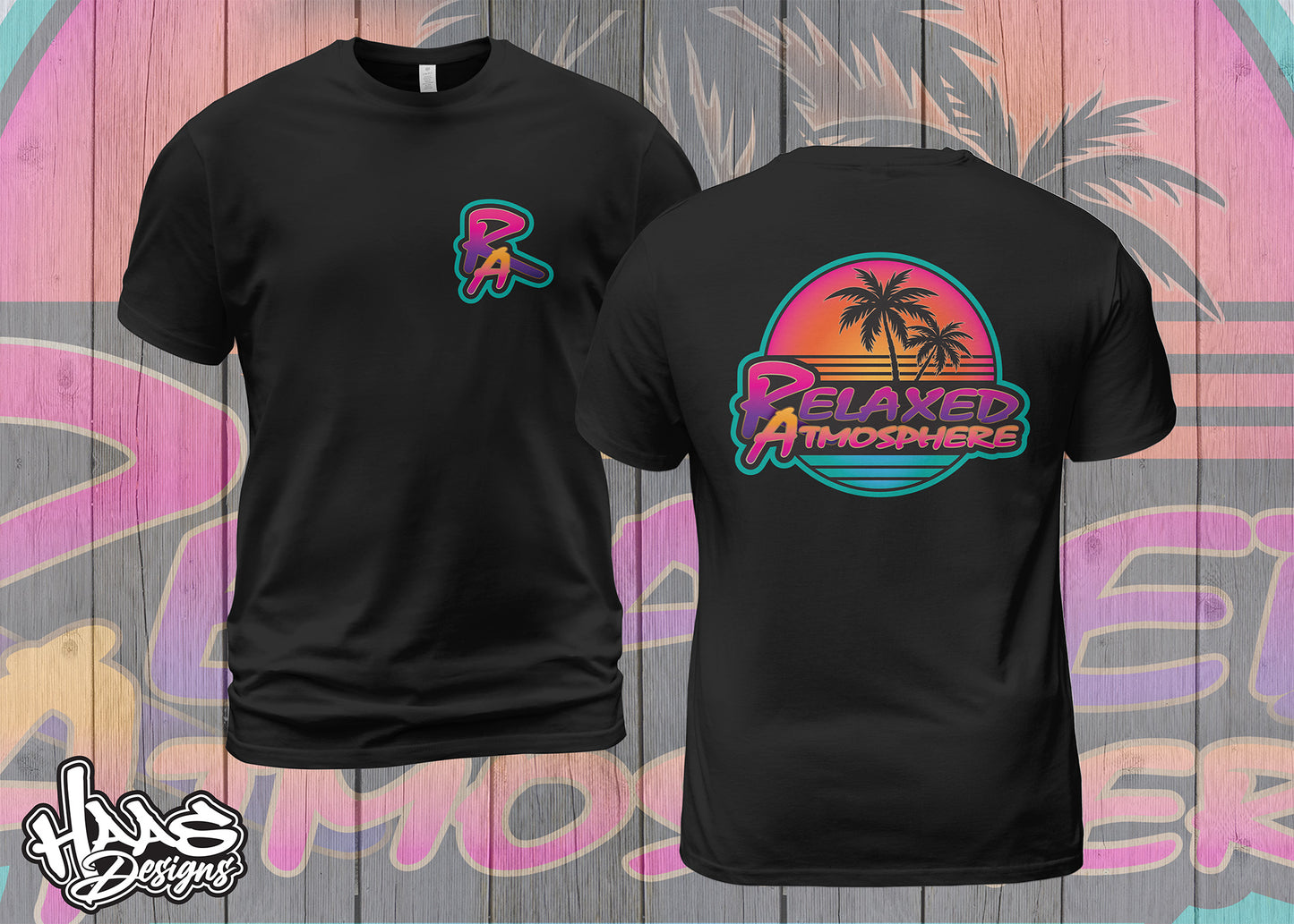 Relaxed Atmosphere 80s Beach Tee