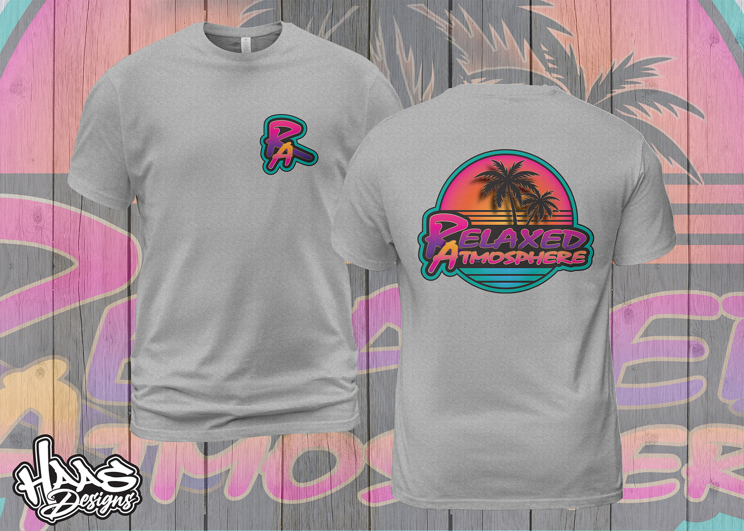 Relaxed Atmosphere 80s Beach Tee
