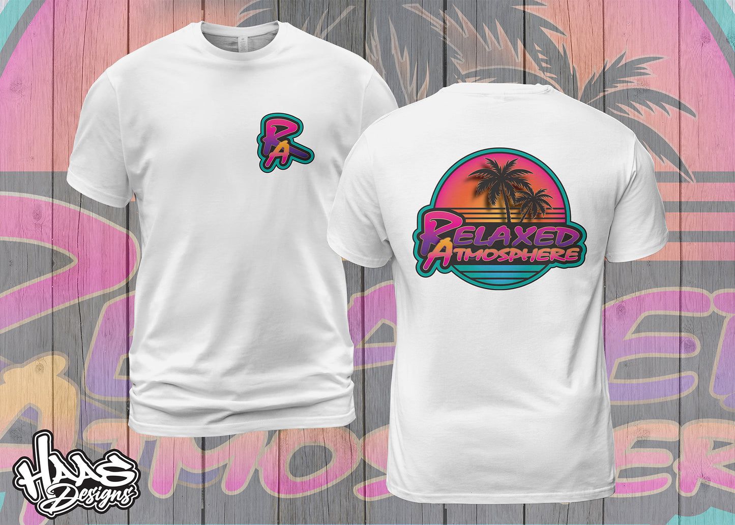 Relaxed Atmosphere 80s Beach Tee