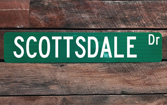 Scottsdale Dr Street Sign